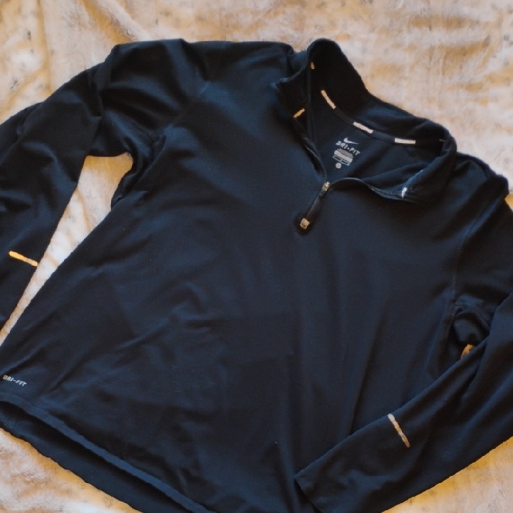Nike Black Dri-FIT Half-Zip Top
